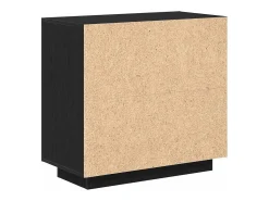Vitrina Negro 80 x 40 x 75 cm Madera contrachapada