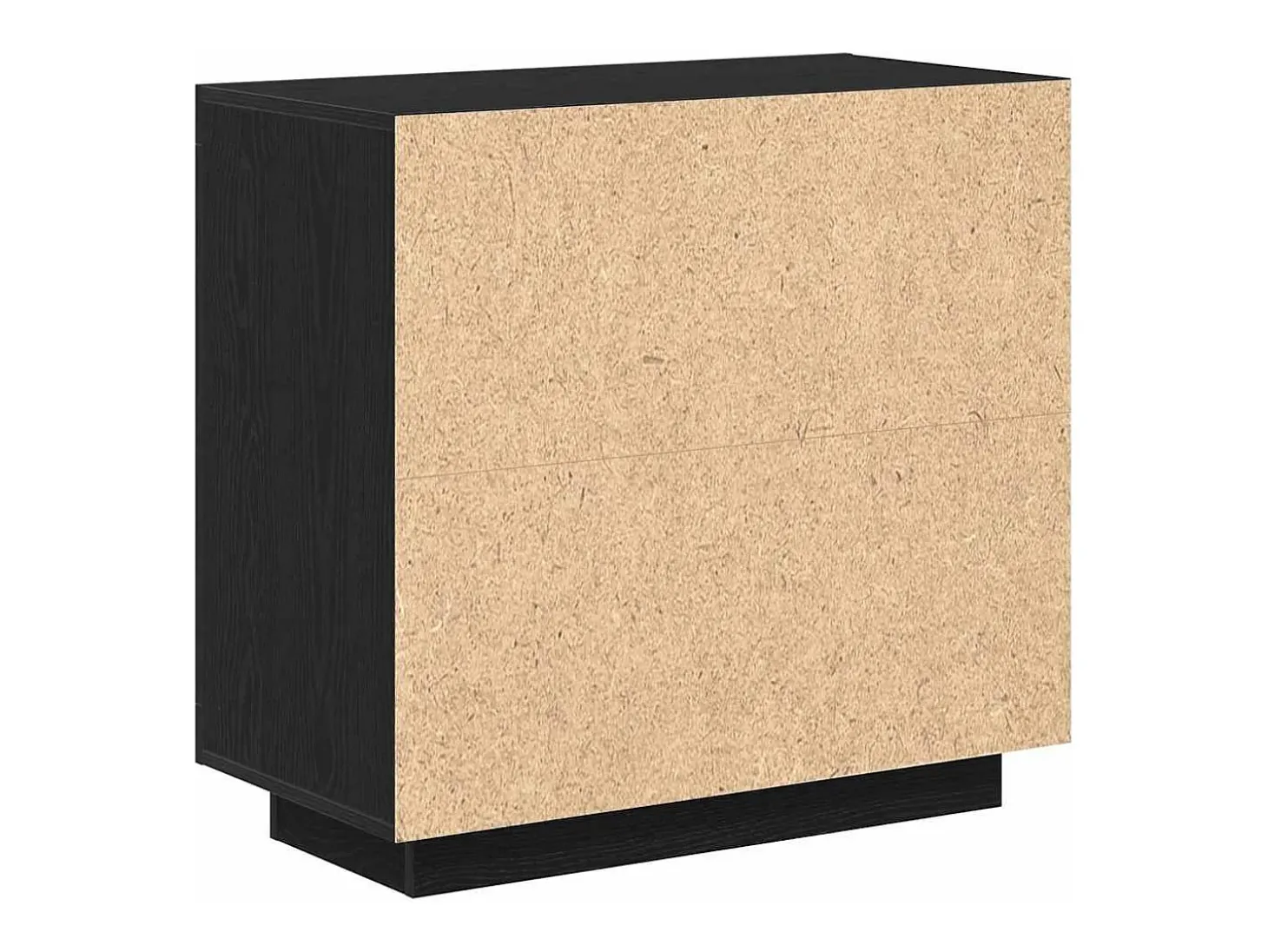 Vitrina Negro 80 x 40 x 75 cm Madera contrachapada