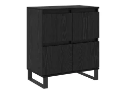 Vitrina Negro 60 x 35 x 70 cm Madera contrachapada