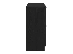 Vitrina Negro 60 x 30 x 70 cm Madera contrachapada