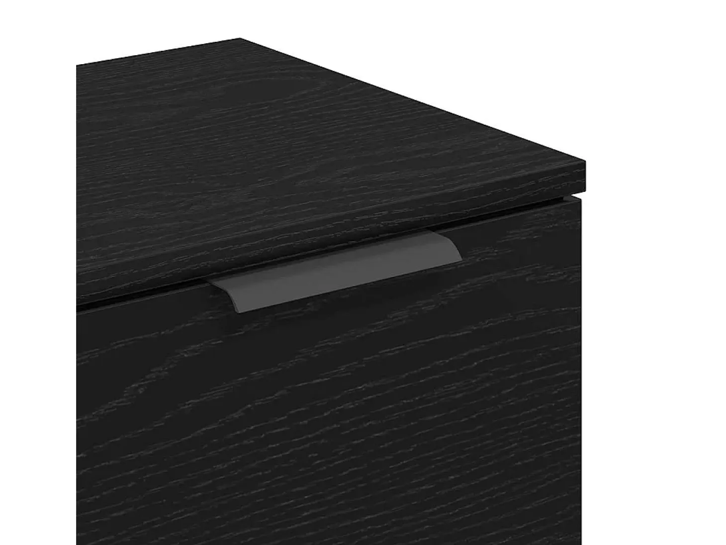Vitrina Negro 60 x 30 x 70 cm Madera contrachapada