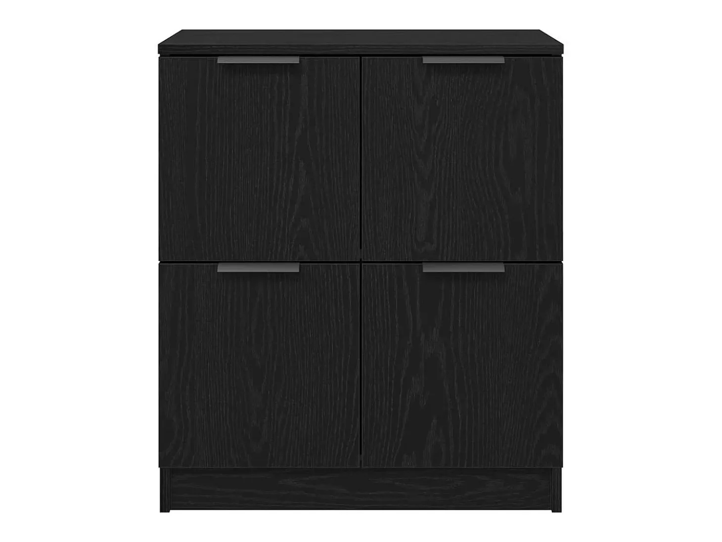 Vitrina Negro 60 x 30 x 70 cm Madera contrachapada