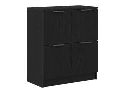 Vitrina Negro 60 x 30 x 70 cm Madera contrachapada