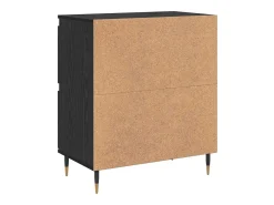 Vitrina Negro 60 x 35 x 70 cm Madera contrachapada