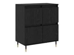 Vitrina Negro 60 x 35 x 70 cm Madera contrachapada