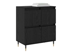 Vitrina Negro 60 x 35 x 70 cm Madera contrachapada