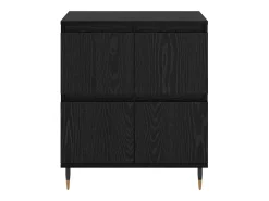 Vitrina Negro 60 x 35 x 70 cm Madera contrachapada