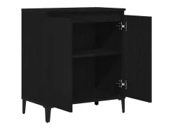 Vitrina Negro 60 x 35 x 70 cm Madera contrachapada