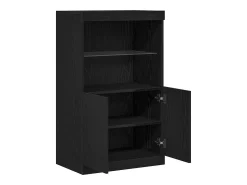 Vitrina Negro 60 x 37 x 100 cm Madera contrachapada