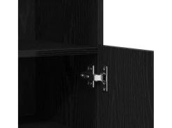 Vitrina Negro 60 x 37 x 100 cm Madera contrachapada