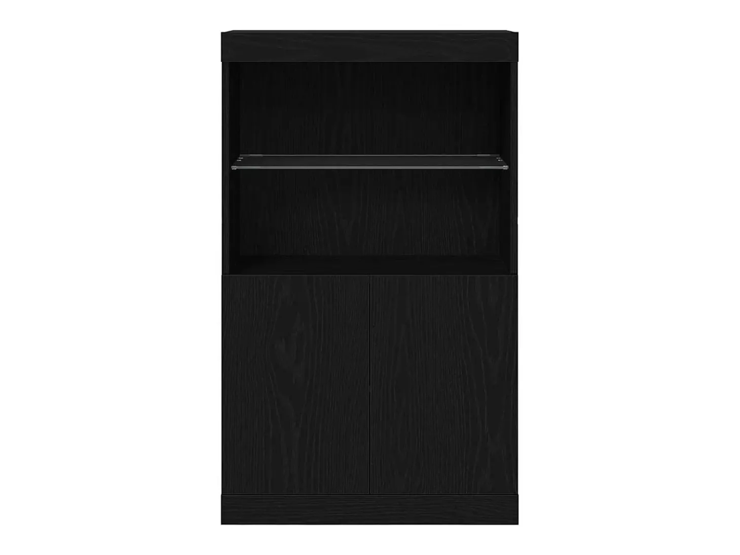 Vitrina Negro 60 x 37 x 100 cm Madera contrachapada