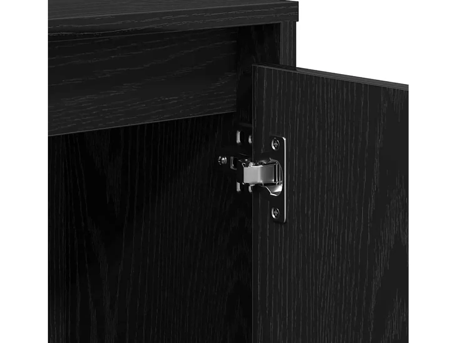 Vitrina Negro 102 x 33 x 75 cm Madera contrachapada