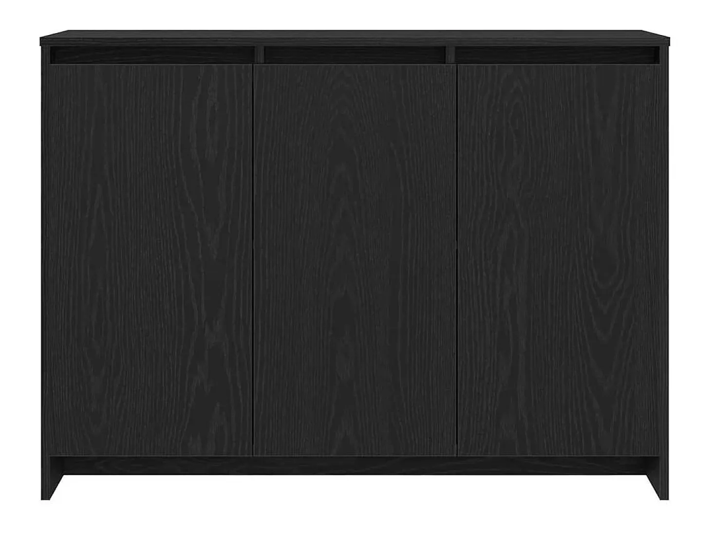 Vitrina Negro 102 x 33 x 75 cm Madera contrachapada