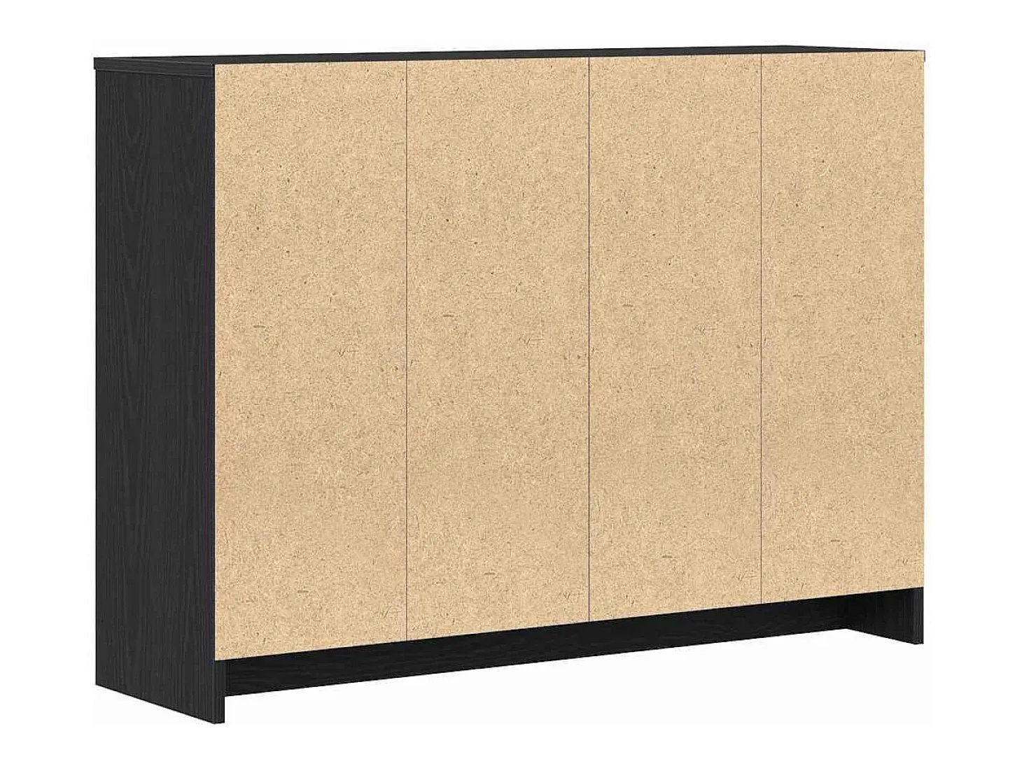 Vitrina Negro 102 x 33 x 75 cm Madera contrachapada
