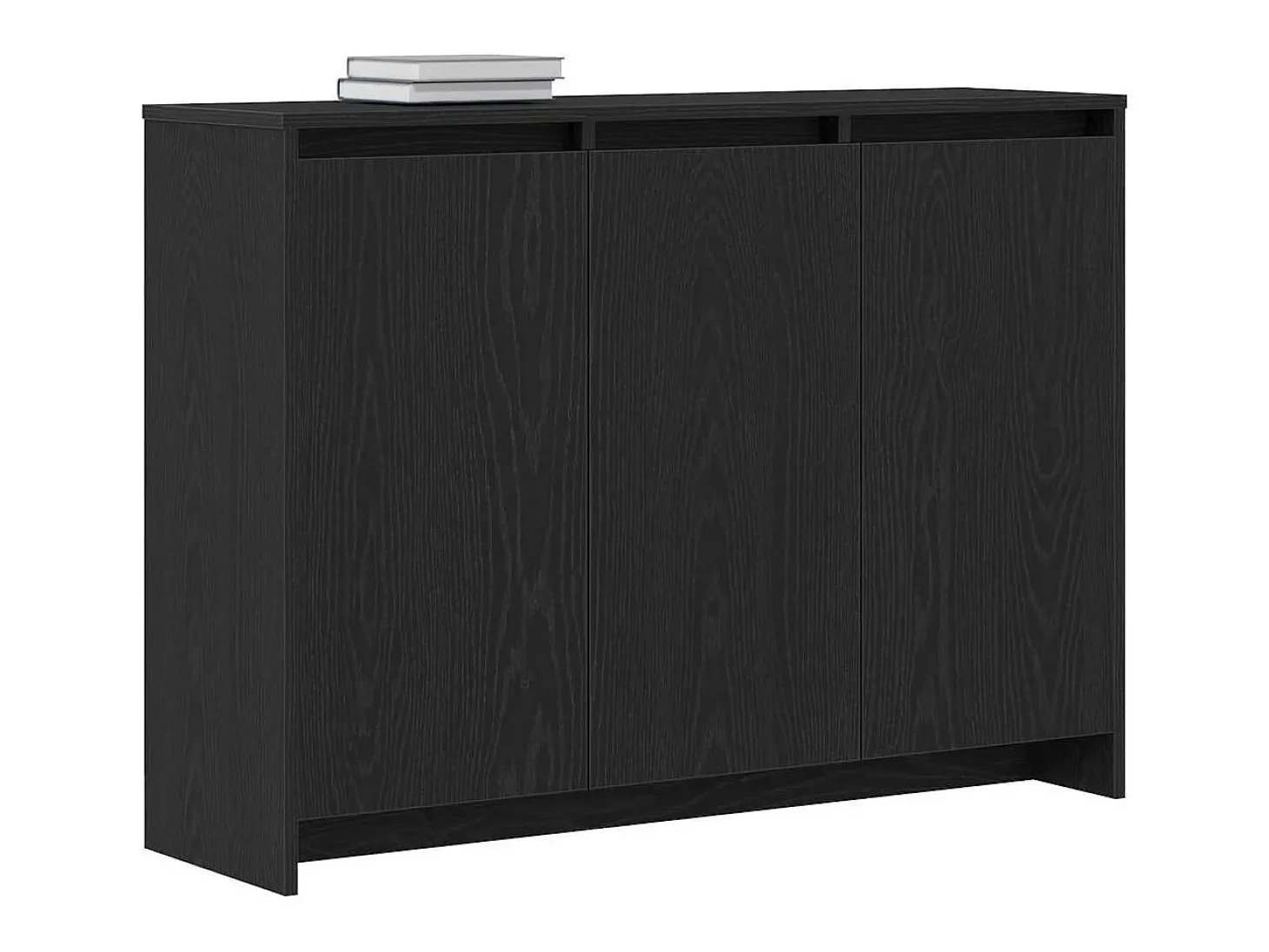Vitrina Negro 102 x 33 x 75 cm Madera contrachapada