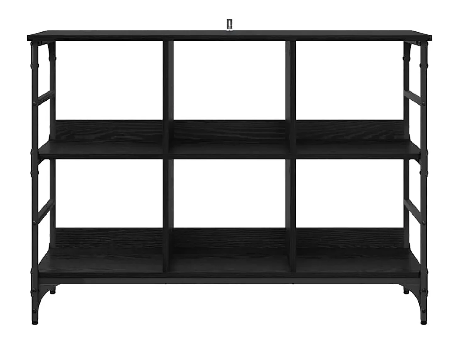 Vitrina Negro 102 x 32 x 73.5 cm Madera contrachapada