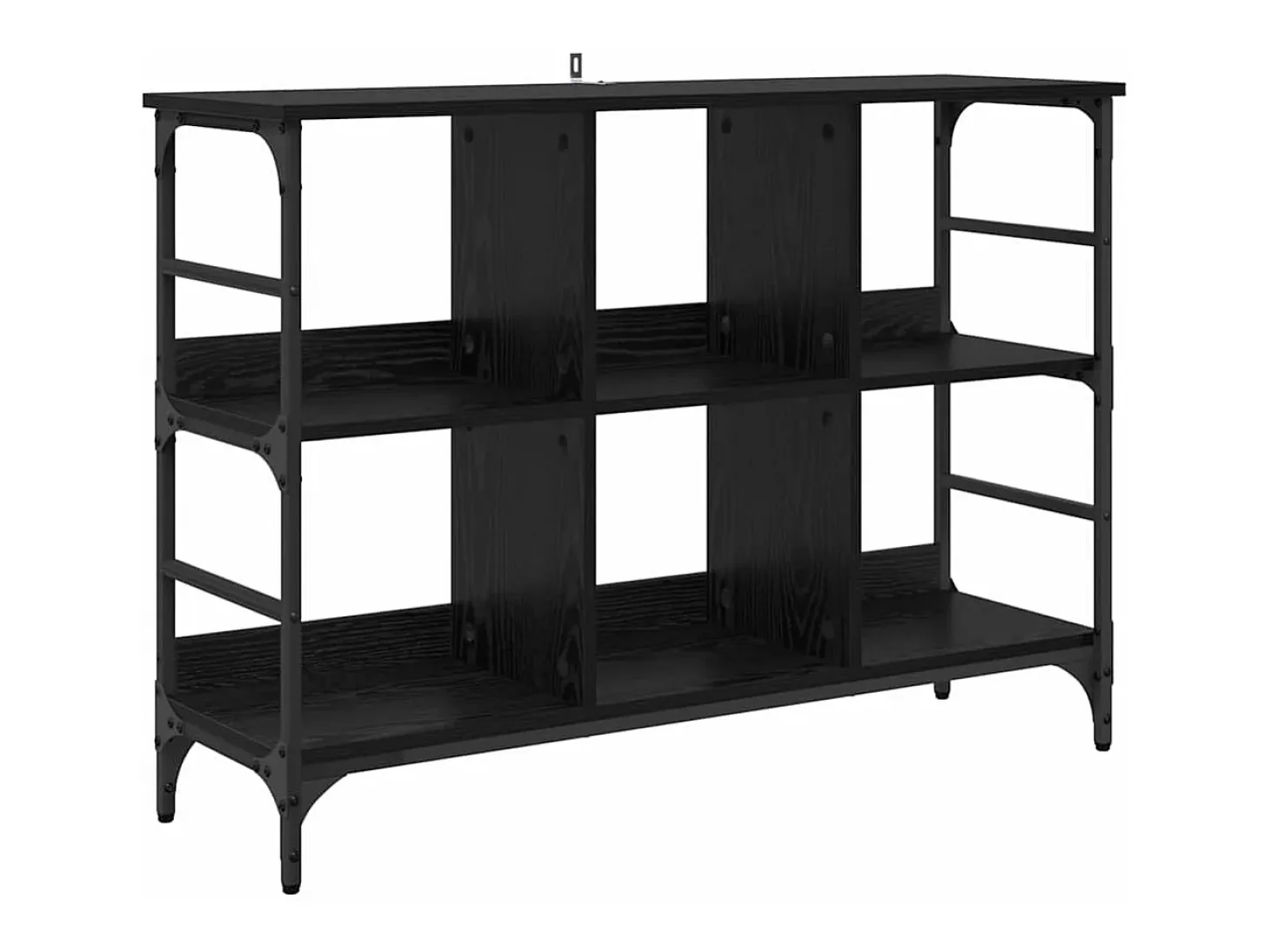 Vitrina Negro 102 x 32 x 73.5 cm Madera contrachapada