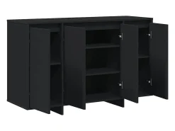 Vitrina Negro 120 x 41 x 75 cm Madera contrachapada