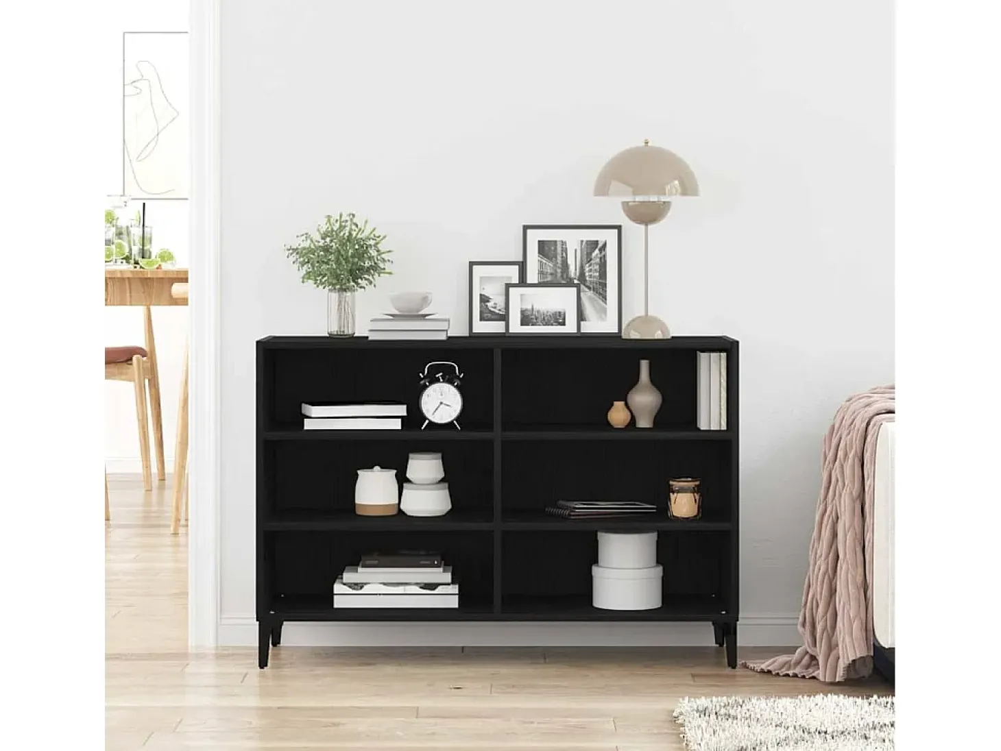 Vitrina Negro 103.5 x 35 x 70 cm Madera contrachapada