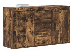 Vitrina Roble ahumado 120 x 36 x 69 cm Madera contrachapada