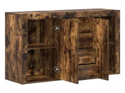 Vitrina Roble ahumado 120 x 36 x 69 cm Madera contrachapada