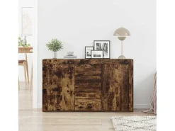 Vitrina Roble ahumado 120 x 36 x 69 cm Madera contrachapada