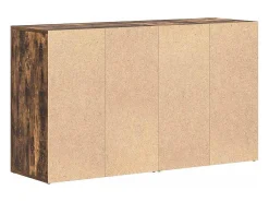 Vitrina Roble ahumado 120 x 36 x 69 cm Madera contrachapada