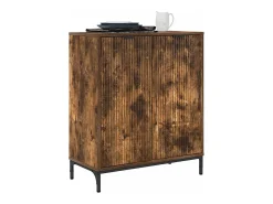Vitrina Roble ahumado 69.5 x 33 x 82 cm Madera contrachapada