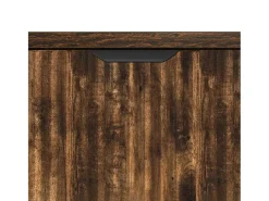 Vitrina Roble ahumado 79.5 x 33 x 82 cm Madera contrachapada