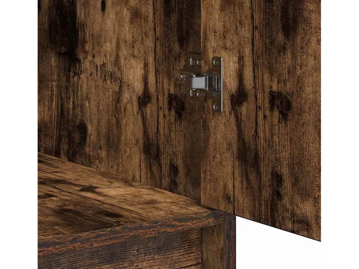 Vitrina Roble ahumado 40 x 40.5 x 75 cm Madera contrachapada