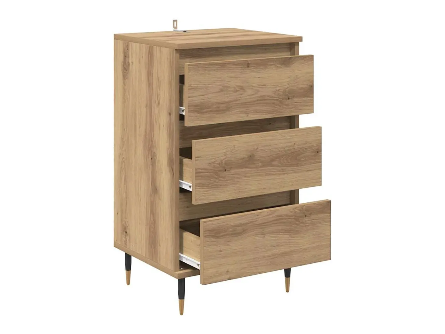 Vitrina Roble artisan 35 x 40 x 70 cm Madera contrachapada