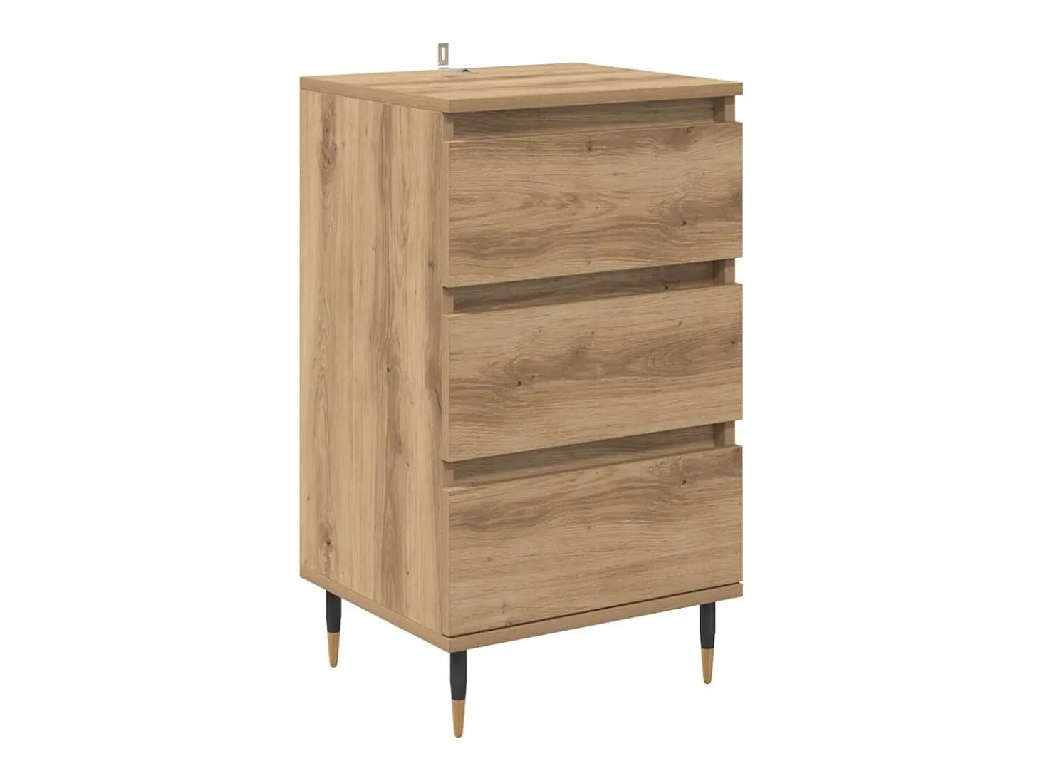 Vitrina Roble artisan 35 x 40 x 70 cm Madera contrachapada