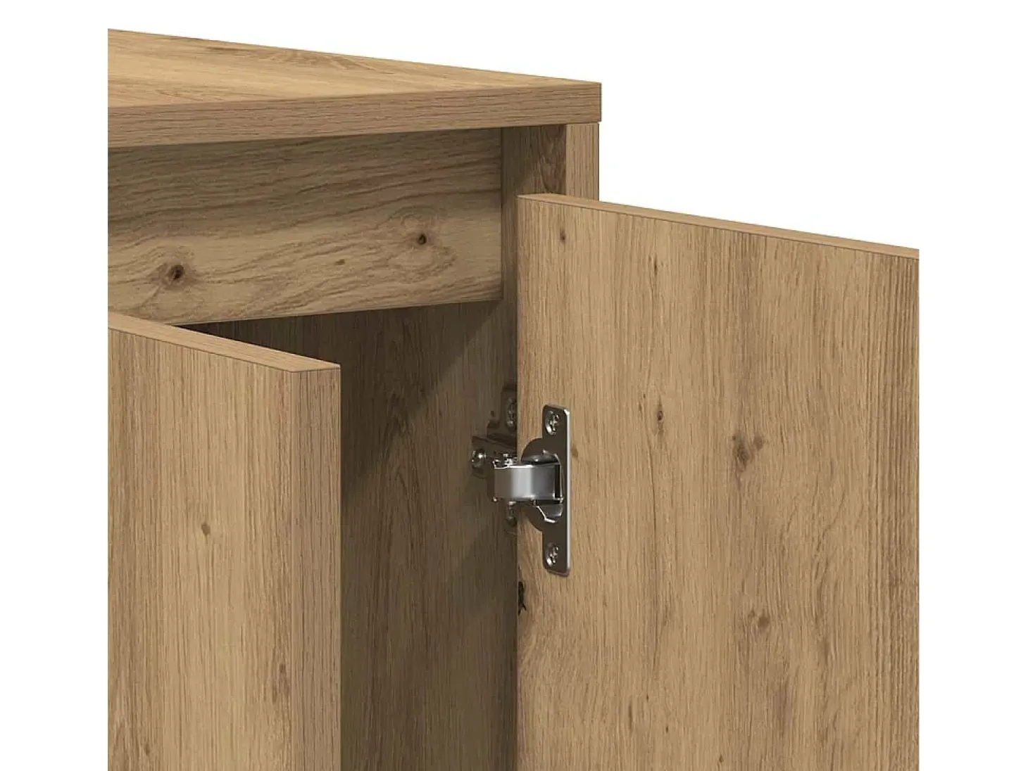Vitrina Roble artisan 120 x 41 x 75 cm Madera contrachapada