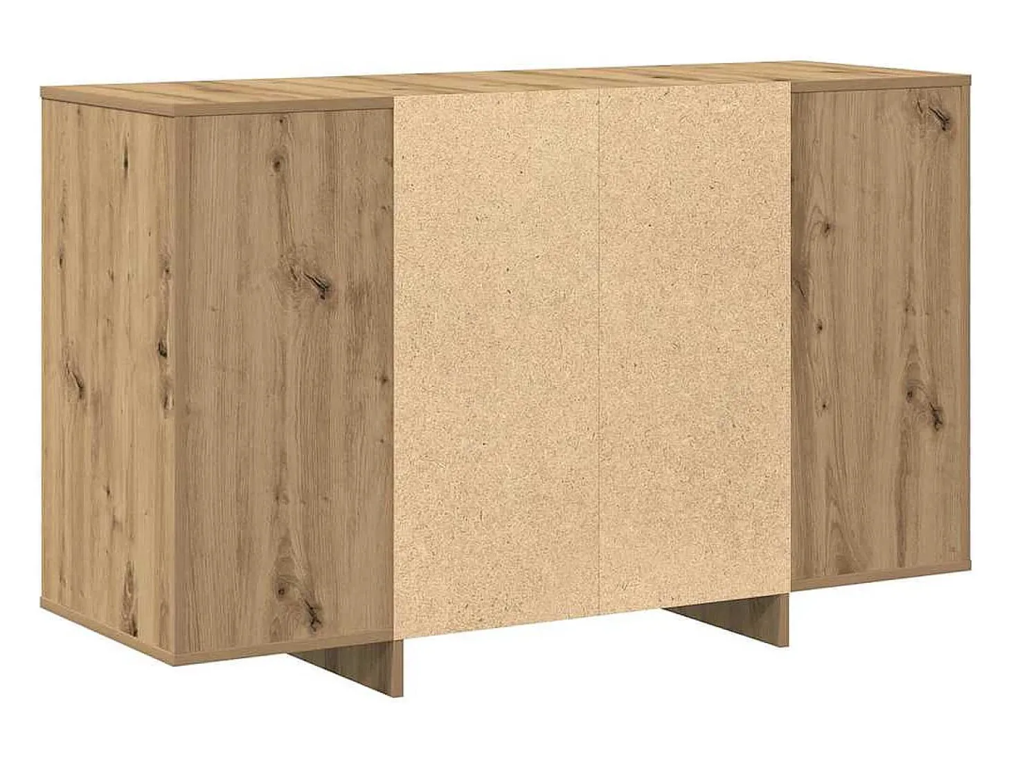 Vitrina Roble artisan 120 x 41 x 75 cm Madera contrachapada