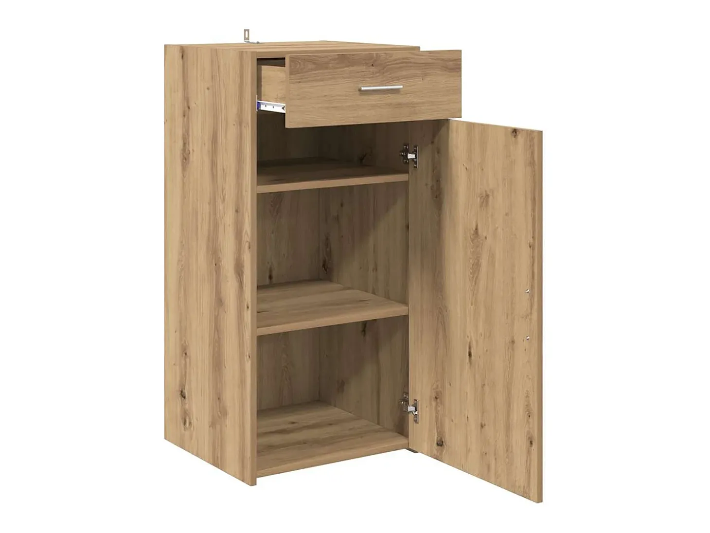 Vitrina Roble artisan 42.5 x 40 x 93 cm Madera contrachapada