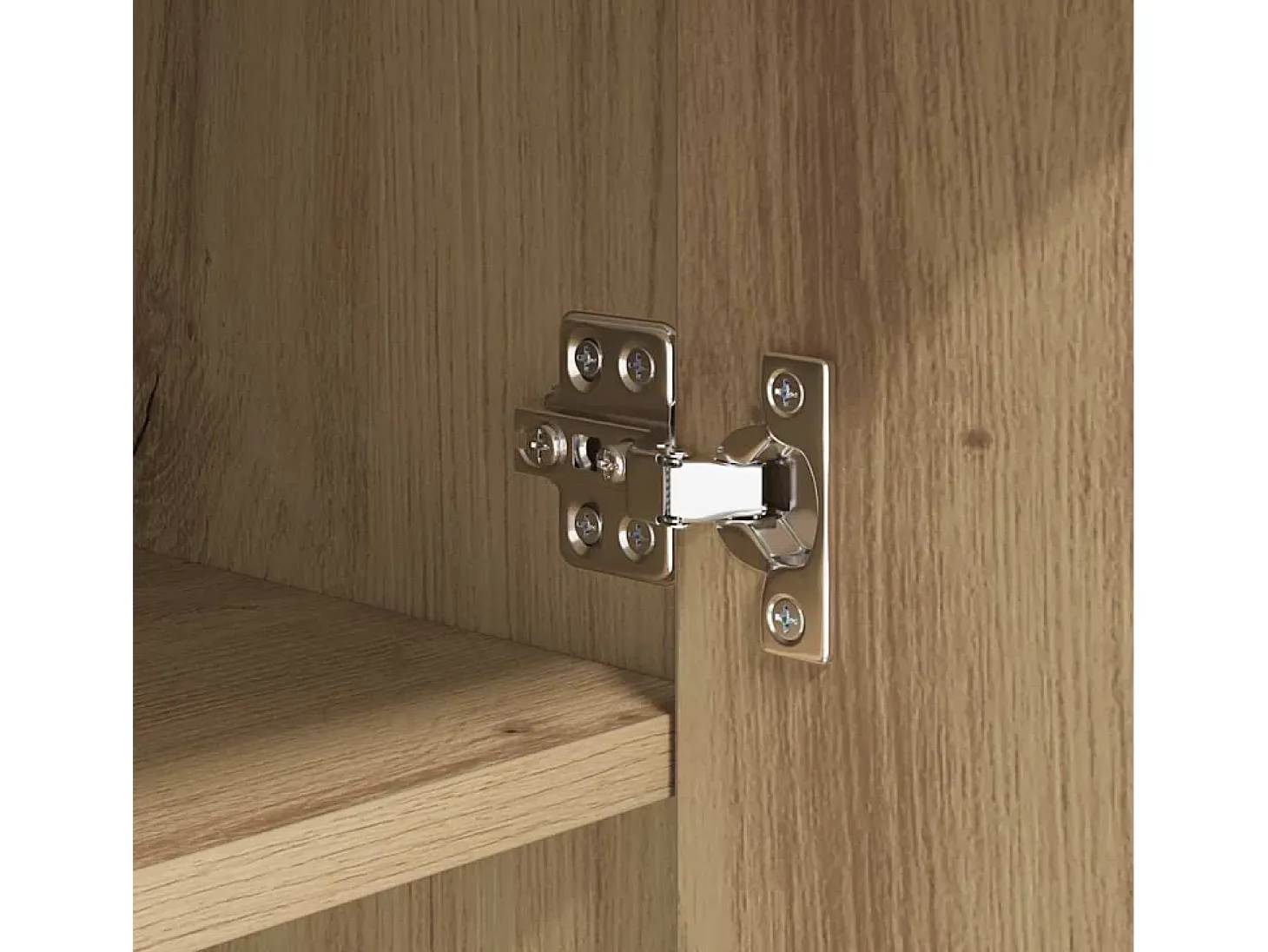 Vitrina Roble artisan 42.5 x 40 x 93 cm Madera contrachapada