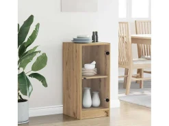 Vitrina Roble artisan 35 x 37 x 76 cm Madera contrachapada