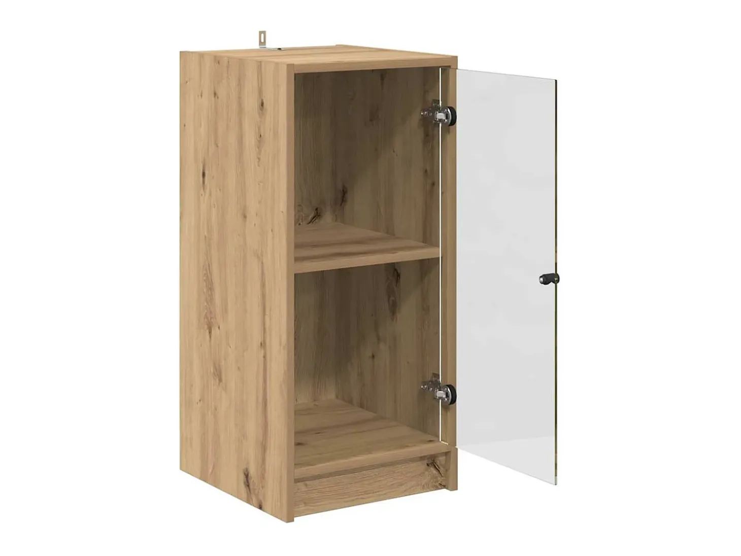 Vitrina Roble artisan 35 x 37 x 76 cm Madera contrachapada