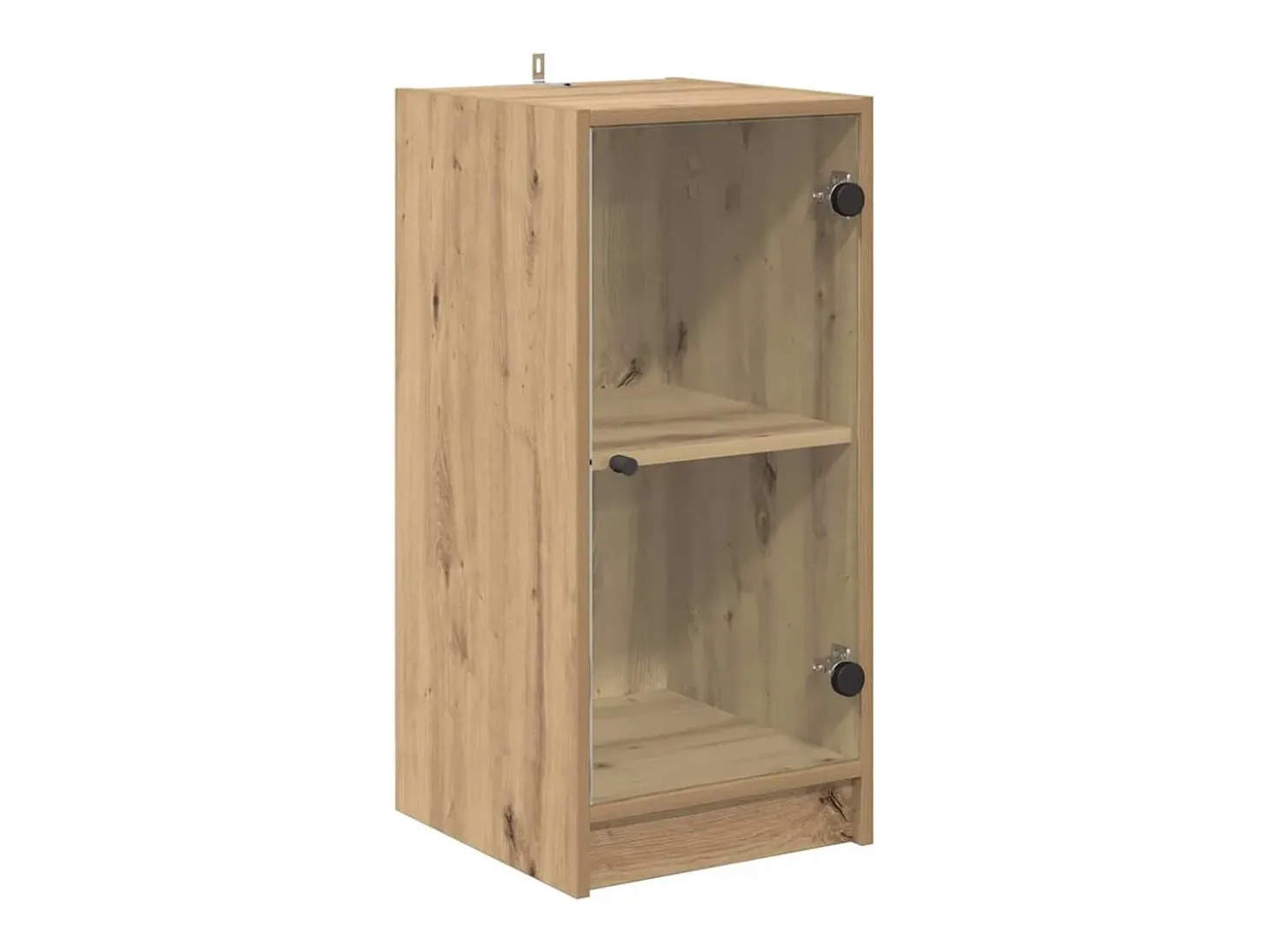 Vitrina Roble artisan 35 x 37 x 76 cm Madera contrachapada
