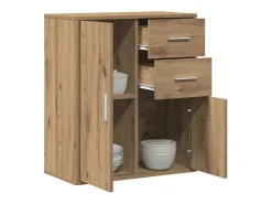 Vitrina Roble artisan 60 x 31 x 70 cm Madera contrachapada