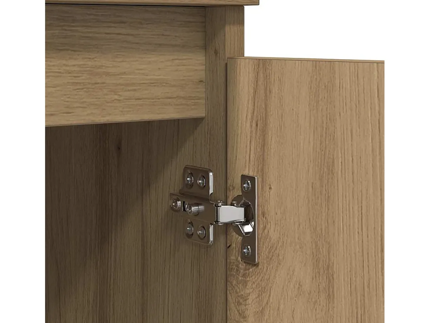 Vitrina Roble artisan 35 x 60 x 70 cm Madera contrachapada