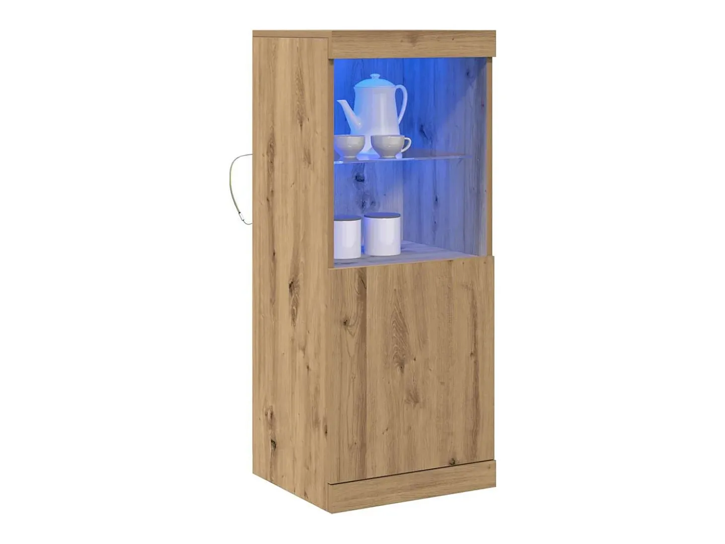 Vitrina Roble artisan 41 x 37 x 100 cm Madera contrachapada