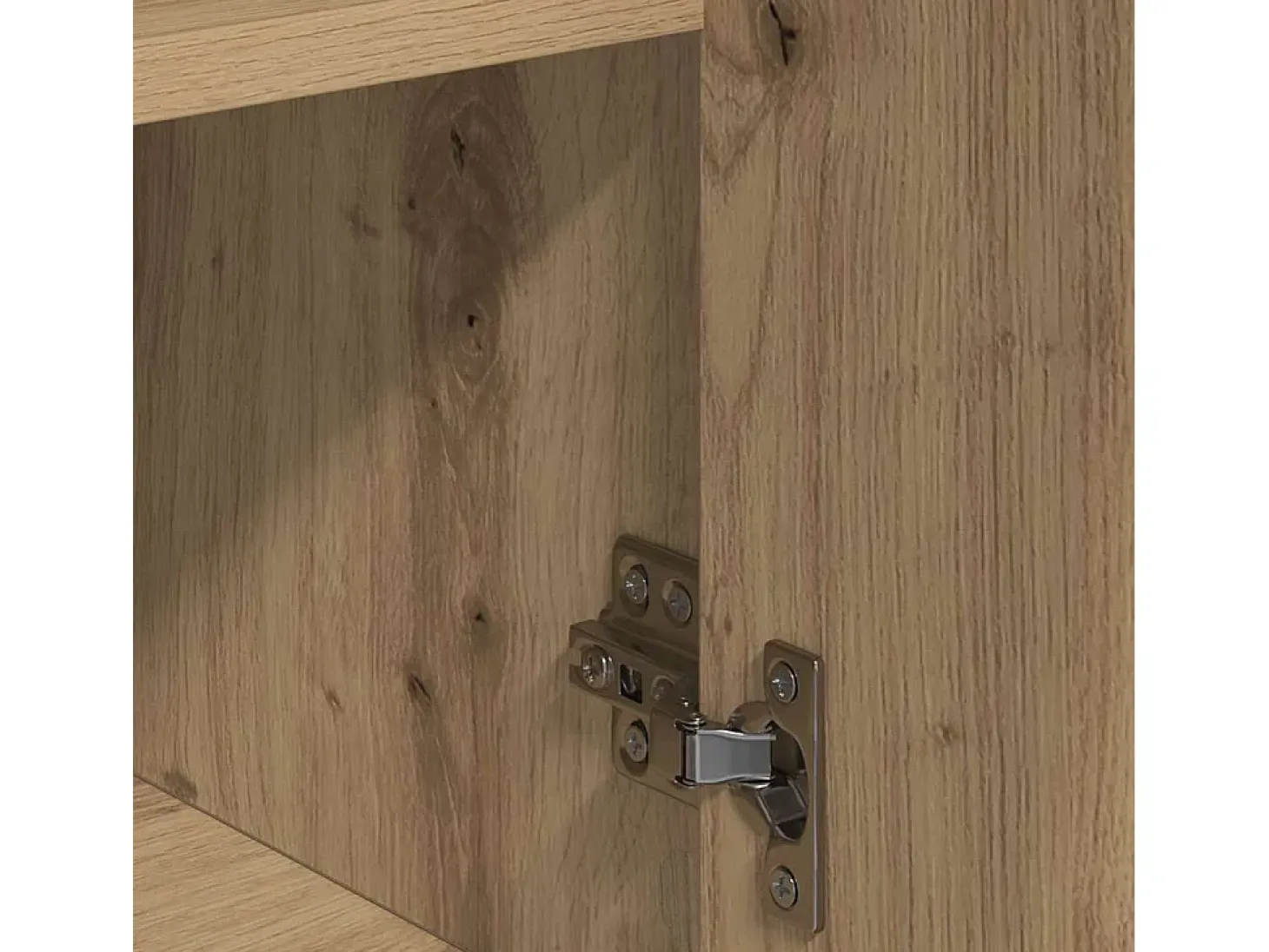 Vitrina Roble artisan 60 x 31 x 70 cm Madera contrachapada
