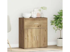 Vitrina Roble artisan 60 x 31 x 70 cm Madera contrachapada