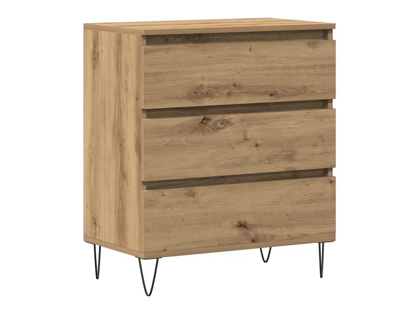 Vitrina Roble artisan 60 x 35 x 70 cm Madera contrachapada