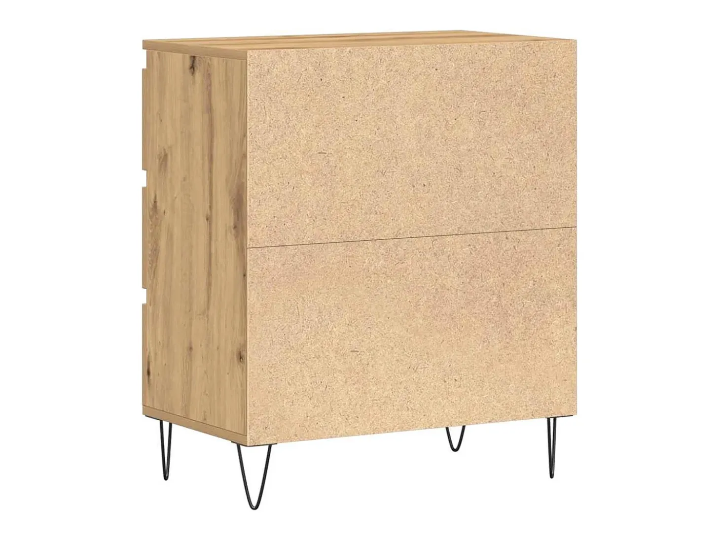 Vitrina Roble artisan 60 x 35 x 70 cm Madera contrachapada
