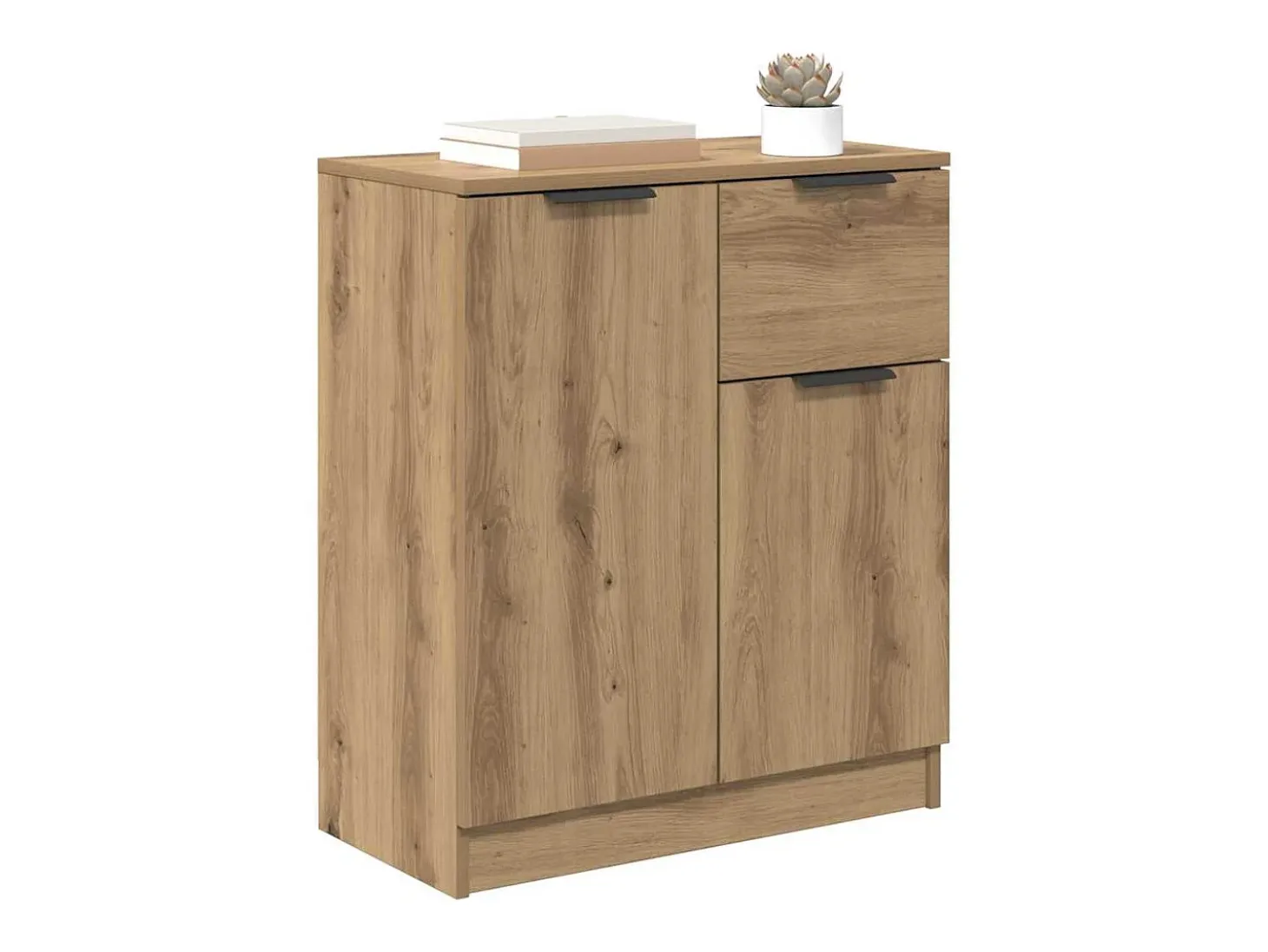 Vitrina Roble artisan 60 x 30 x 70 cm Madera contrachapada