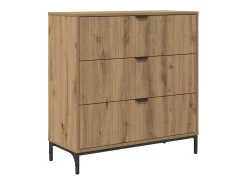 Vitrina Roble artisan 79.5 x 33 x 82 cm Madera contrachapada