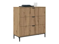Vitrina Roble artisan 79.5 x 33 x 82 cm Madera contrachapada