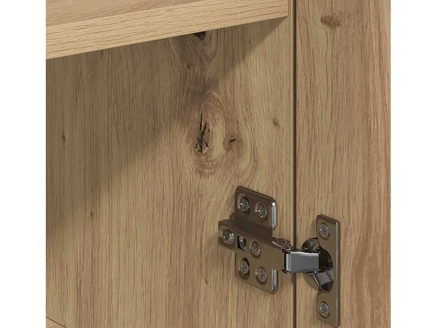Vitrina Roble artisan 79 x 38 x 80 cm Madera contrachapada